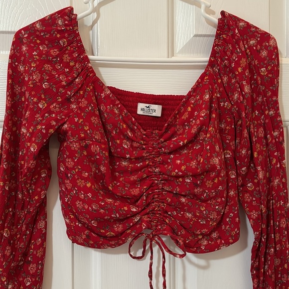 Hollister Tops - Hollister Cinched Long Sleeve Crop